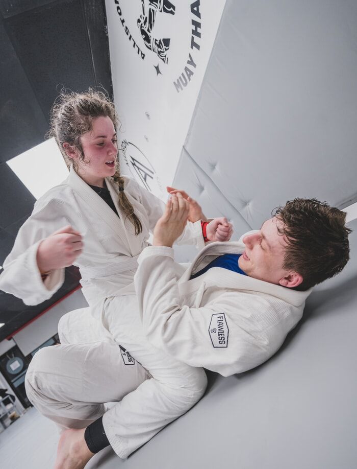 <center>Jiu Jitsu teaches kids the value of respect, discipline, and kindness!<center>